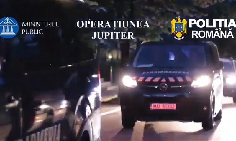 Operațiunea Jupiter: 154 de percheziții simultane în dosare de evaziune, spălare de bani și agresiuni sexuale