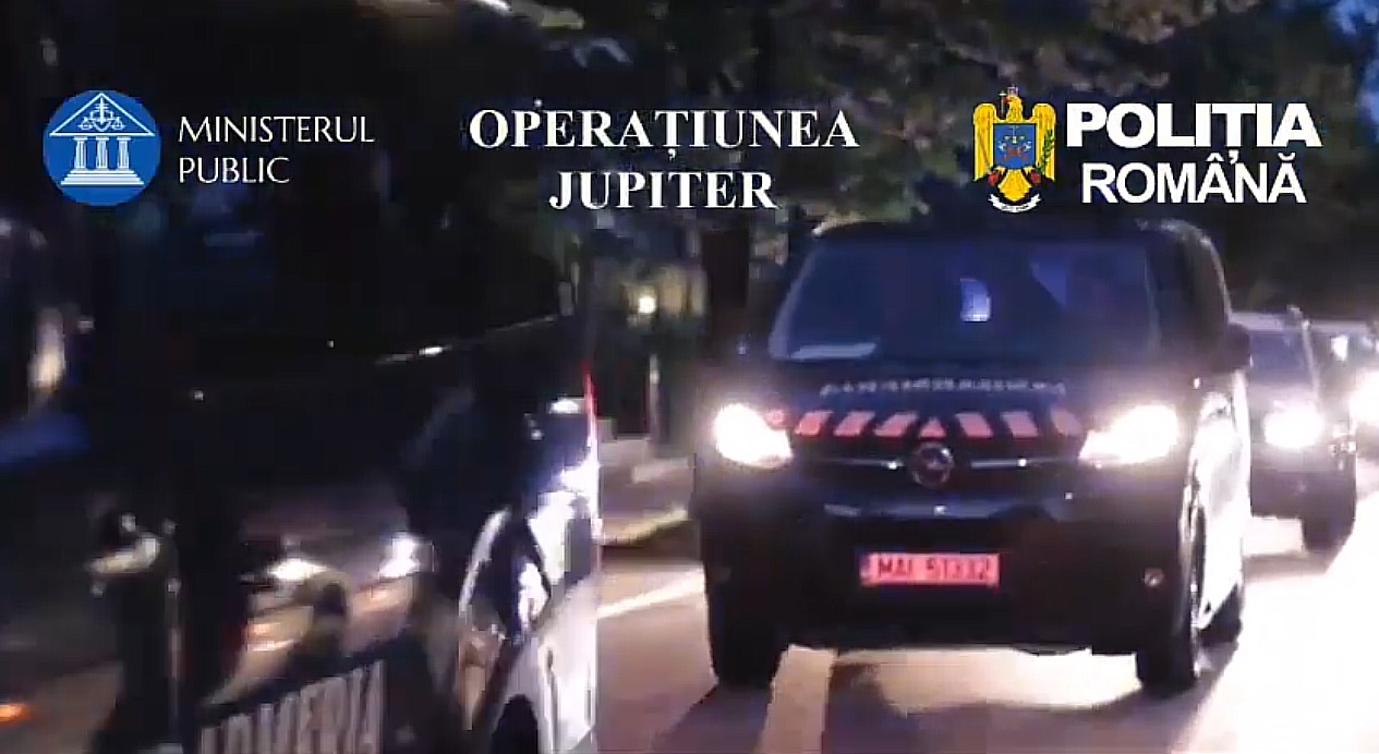 Operațiunea Jupiter: 154 de percheziții simultane în dosare de evaziune, spălare de bani și agresiuni sexuale