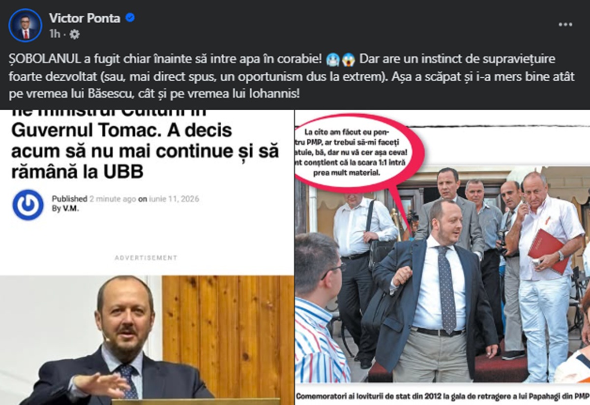 Postare Victor Ponta
