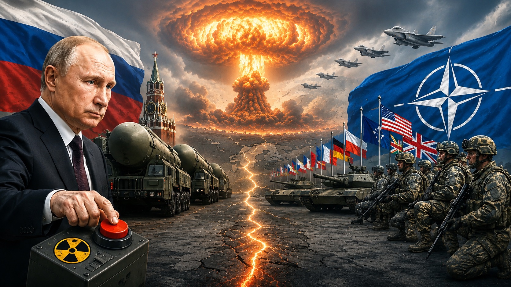 Rusia avertizează asupra unui posibil conflict direct cu NATO. Oficialii ruși invocă riscul unei escaladări nucleare