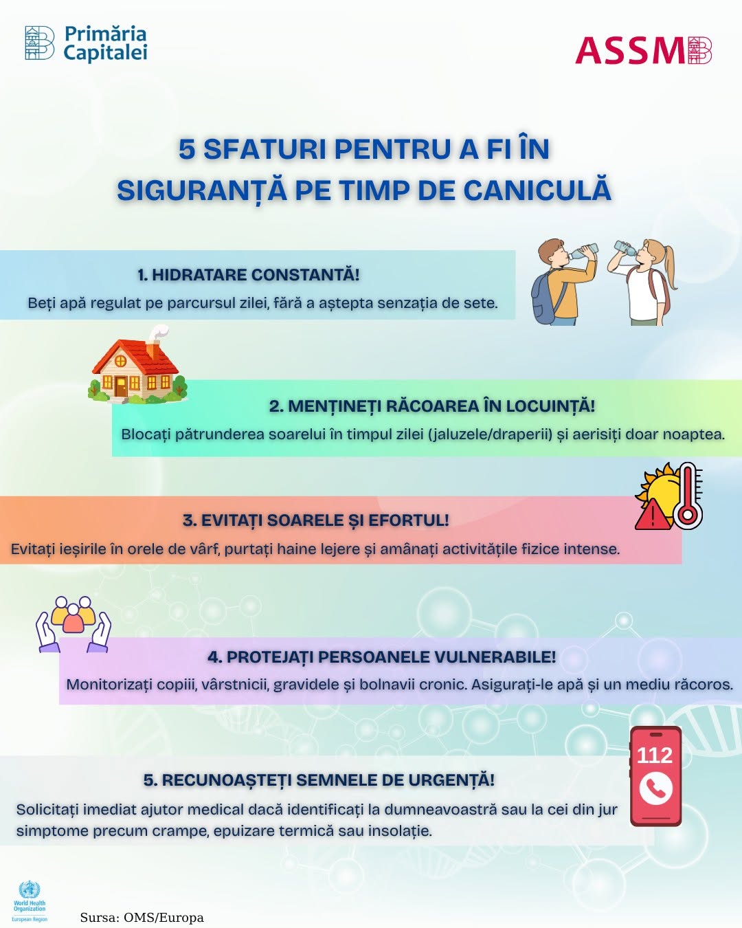 Recomandări caniculă