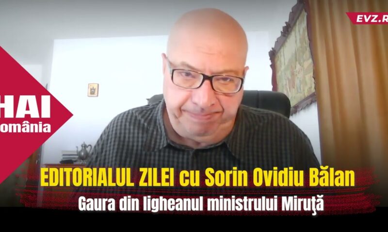 Gaura din ligheanul ministrului Miruţă
