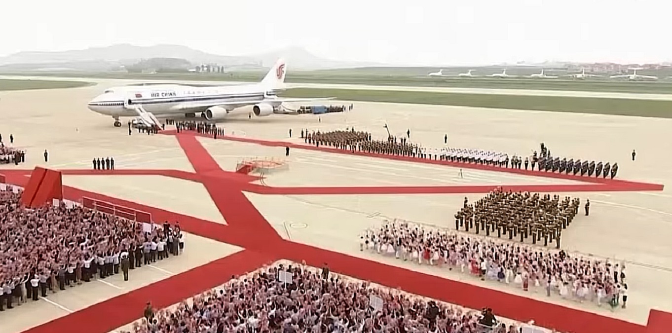 Xi Jinping in Coreea de Nord