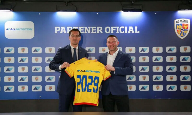 Echipa Națională de Fotbal a României are un nou partener oficial: ALLNUTRITION se alătură “tricolorilor” până în 2029