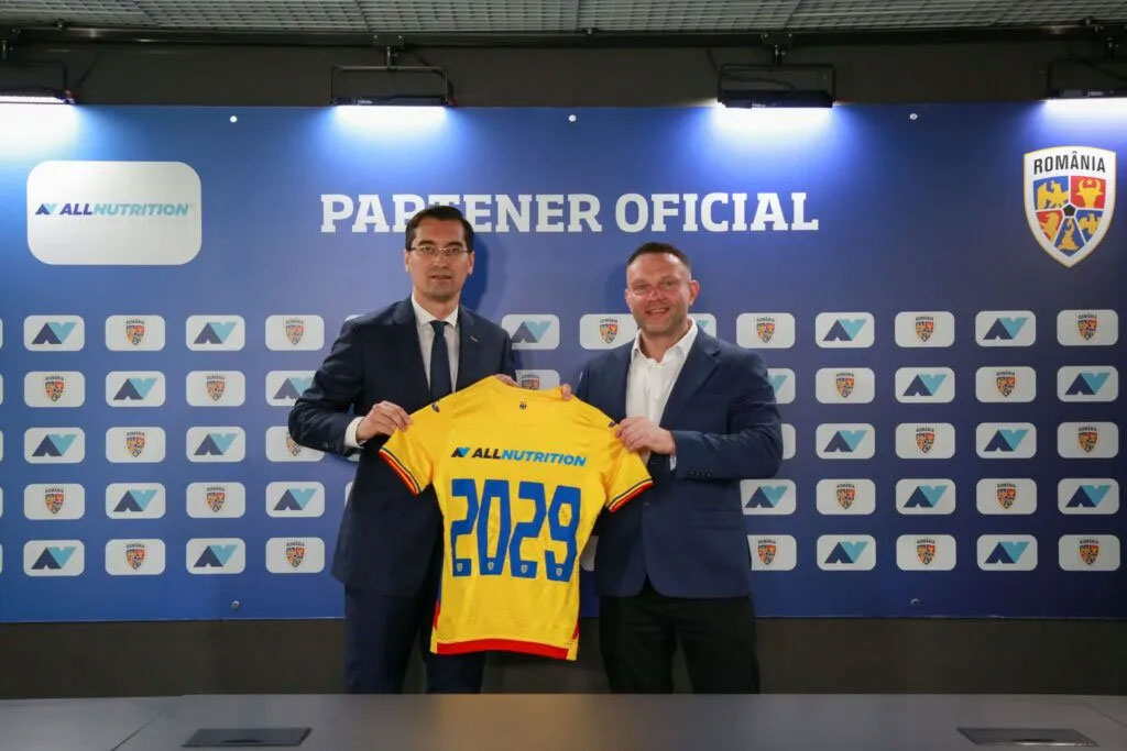 Echipa Națională de Fotbal a României are un nou partener oficial: ALLNUTRITION se alătură “tricolorilor” până în 2029