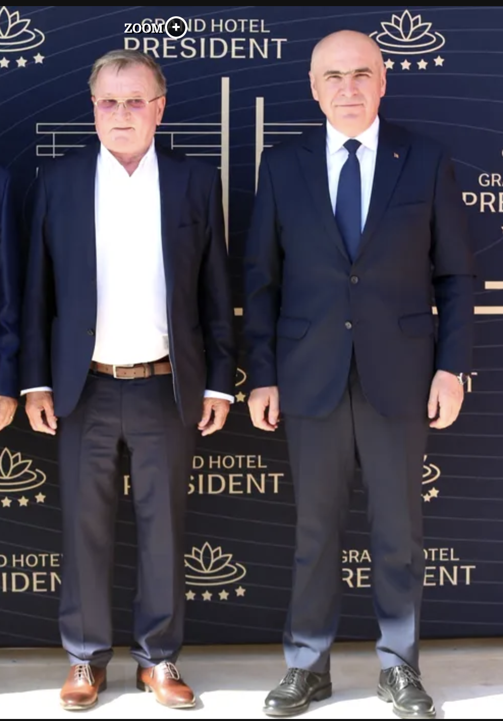Jean Podilă și Ilie Bolojan, la inaugurare