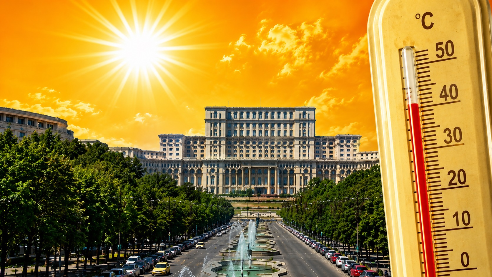 București, sub cod roșu de caniculă. Temperaturile se apropie de recordul absolut al lunii iunie