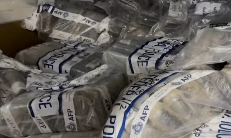 Captură record de cocaină în Australia. Peste 2,7 tone de droguri, descoperite într-un buncăr
