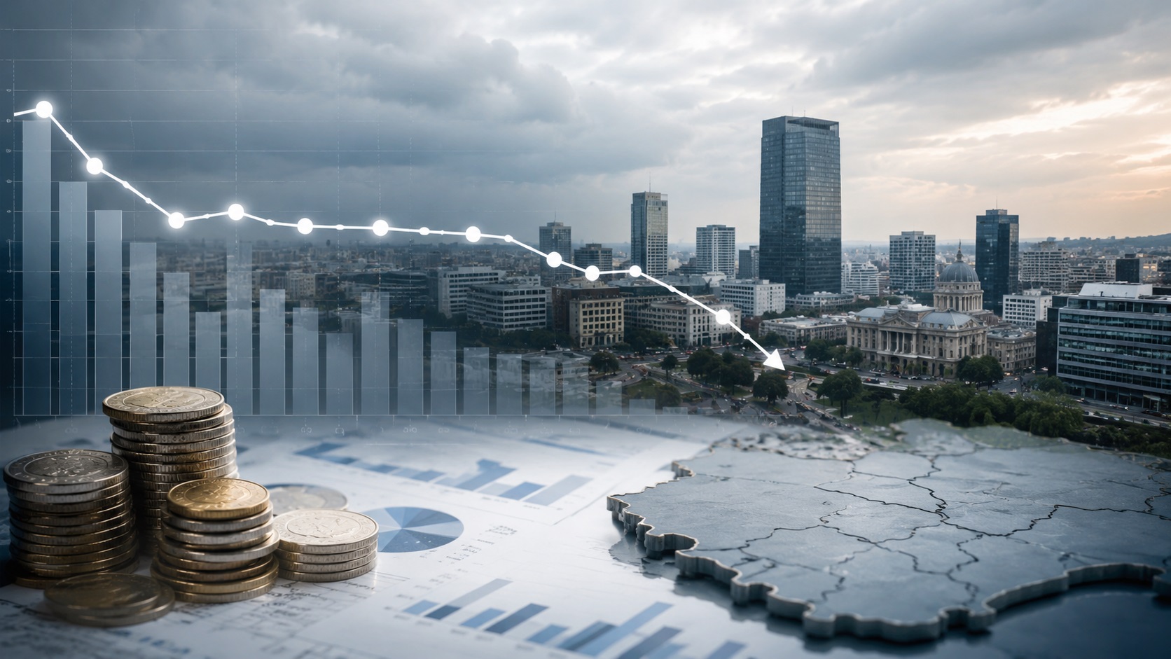 Economia României a stagnat în primul trimestru din 2026, potrivit datelor INS