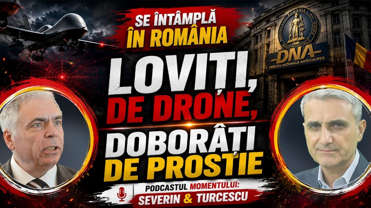 Loviți de drone, doborați de prostie. Hai LIVE cu Turcescu