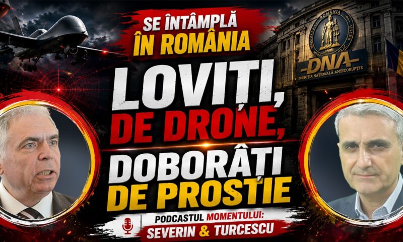Loviți de drone, doborați de prostie. Hai LIVE cu Turcescu