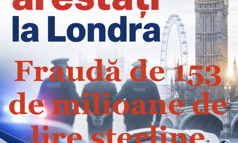 Doi români au fost arestați la Londra. Fraudă de 153 de milioane de lire sterline promovată pe TikTok