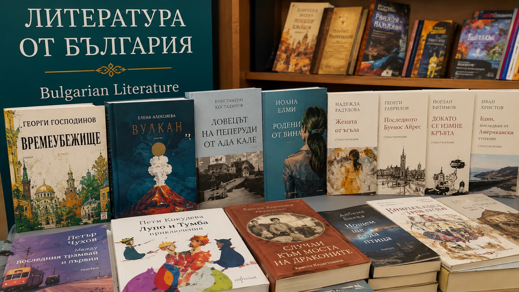 Surpriză la Bookfest: literatura din Bulgaria, în topurile de vânzări. Nu doar turism și murături...