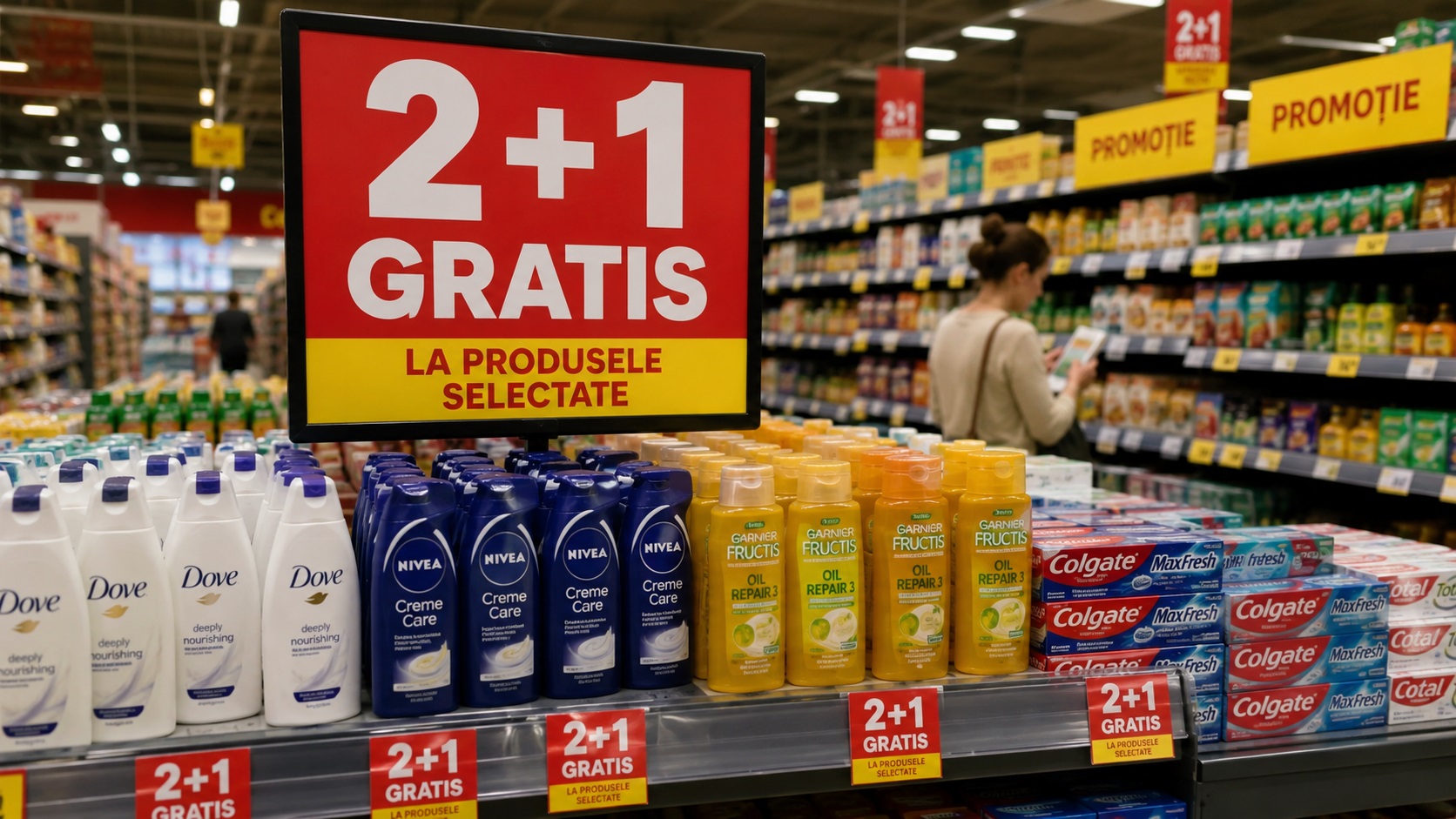 Capcanele promoțiilor „2+1 gratis”. Când oferta aparent avantajoasă te poate face să cheltuiești mai mult