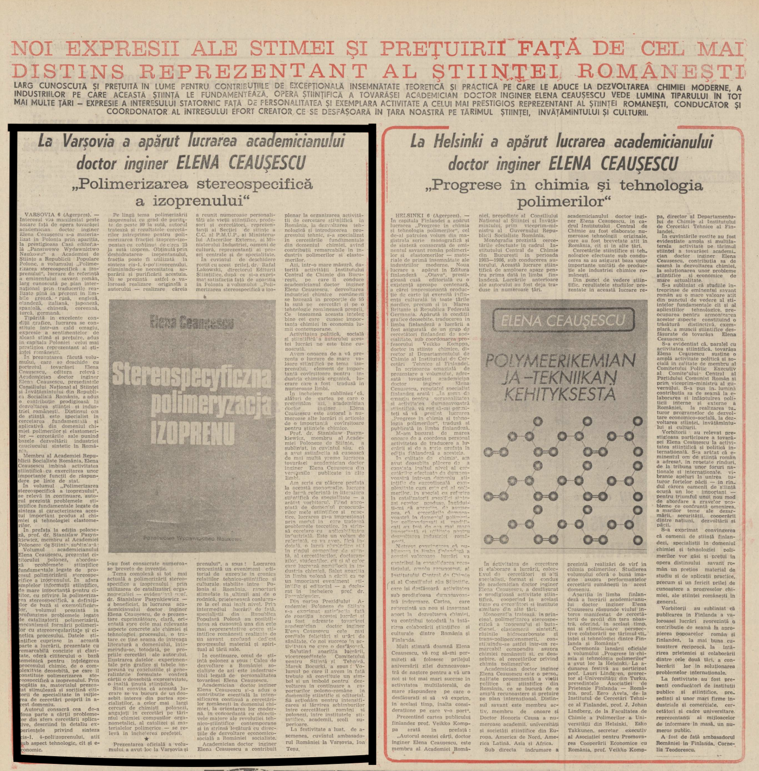 Așa ar fi arătat pagina 6 din organul de presă al CC al UTC