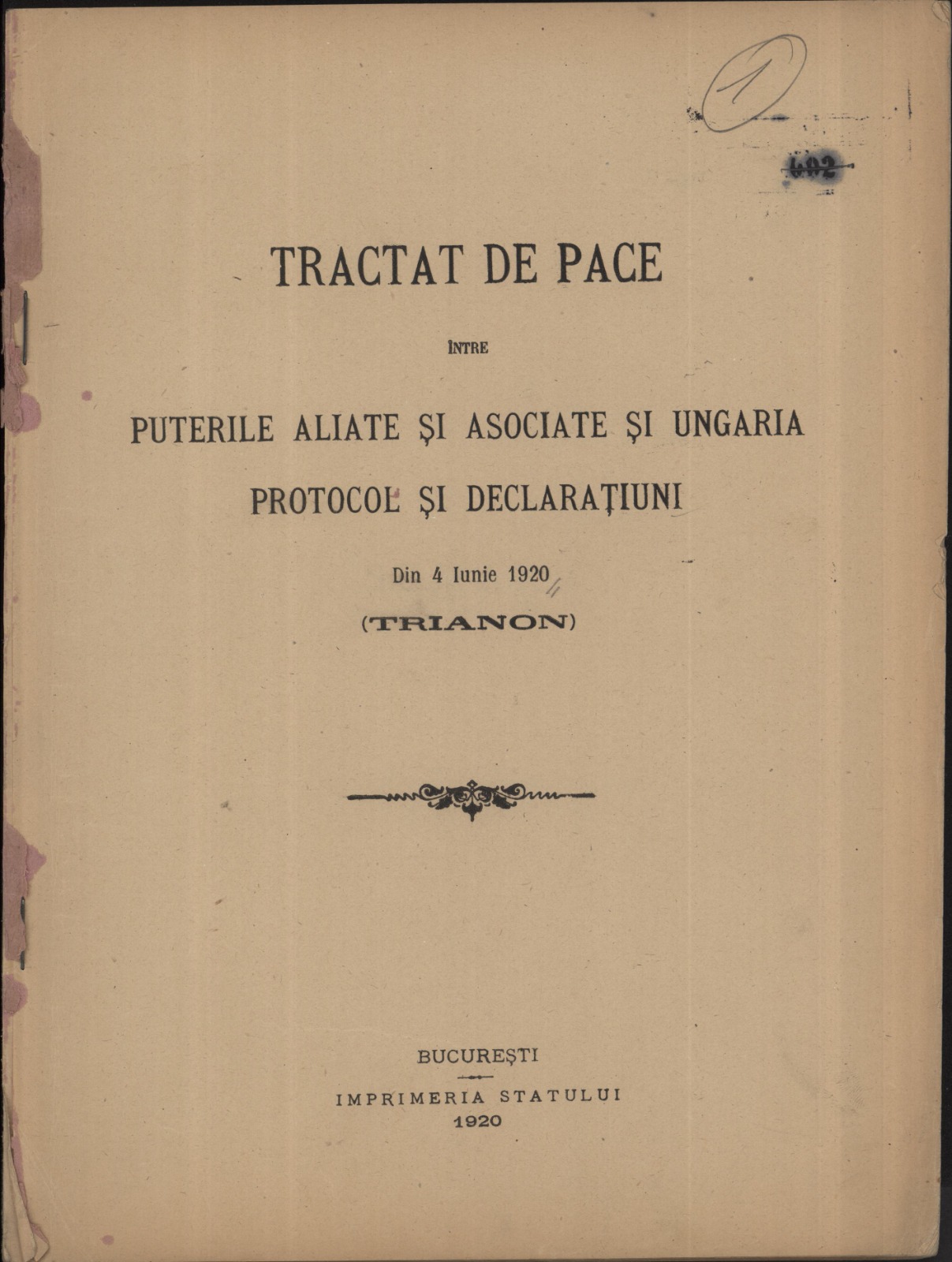 Ziua în care s-a făcut dreptate. Semnarea Tratatului de la Trianon, prin ochii unui român. Cum au reacționat maghiarii