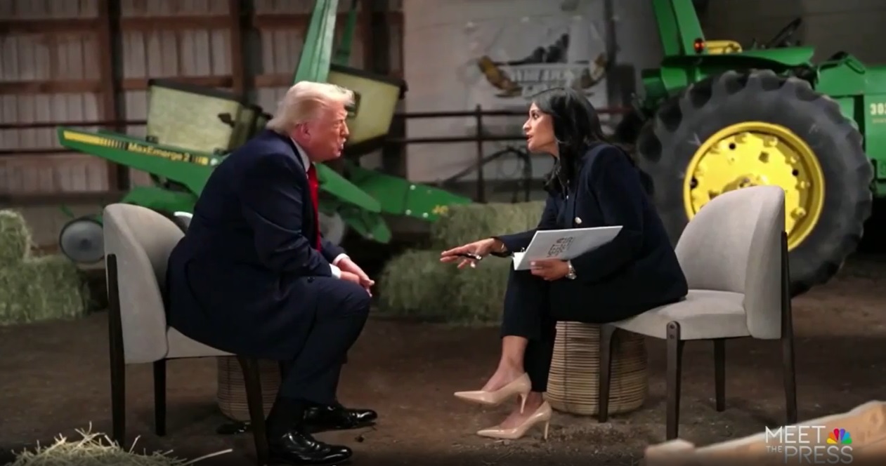 Trump a întrerupt brusc un interviu NBC după un schimb tensionat de replici