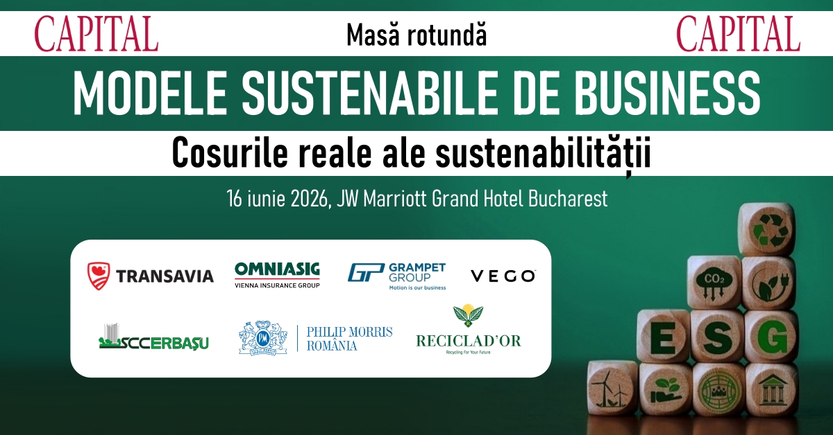 Sustenabilitatea, de la teorie la practică și până la consumator. Concluziile evenimentului Capital „Modele sustenabile de business. Costurile reale ale sustenabilității”