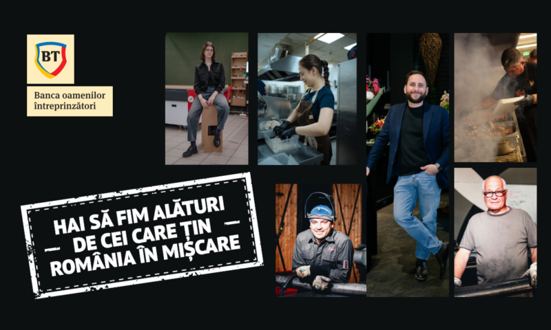 O nouă inițiativă BT: „Hai să fim alături de cei care țin România în mișcare!”