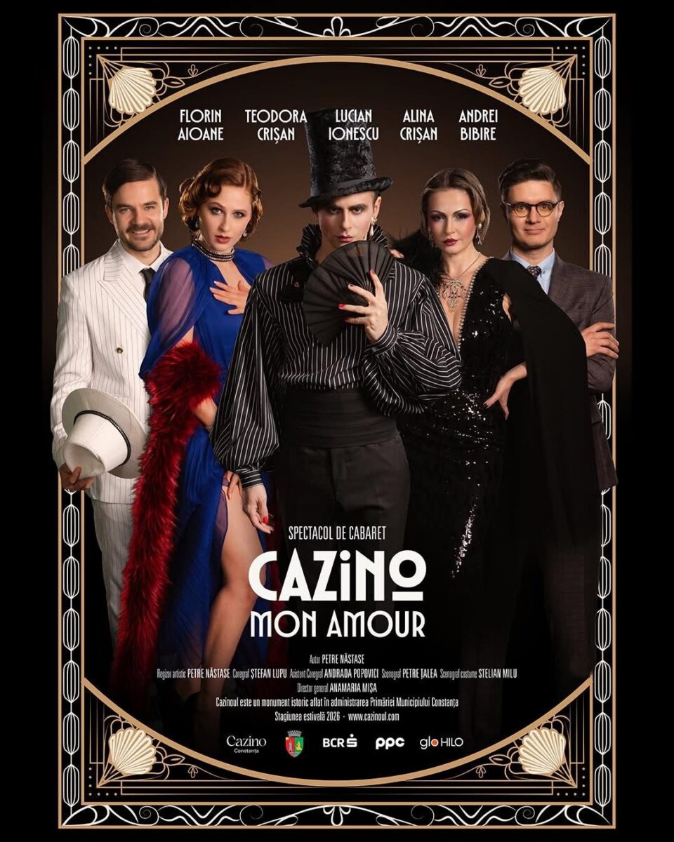 Afiș Cazino-mon-amour - distrubuție 1