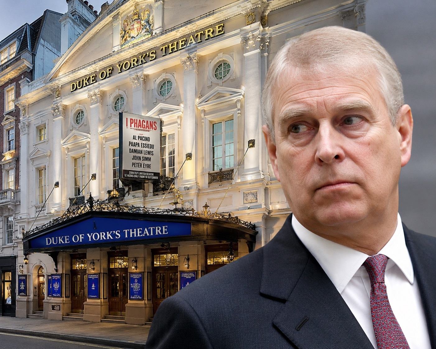 Prințul Andrew pierde încă un simbol regal. Celebrul teatru Duke of York își schimbă numele