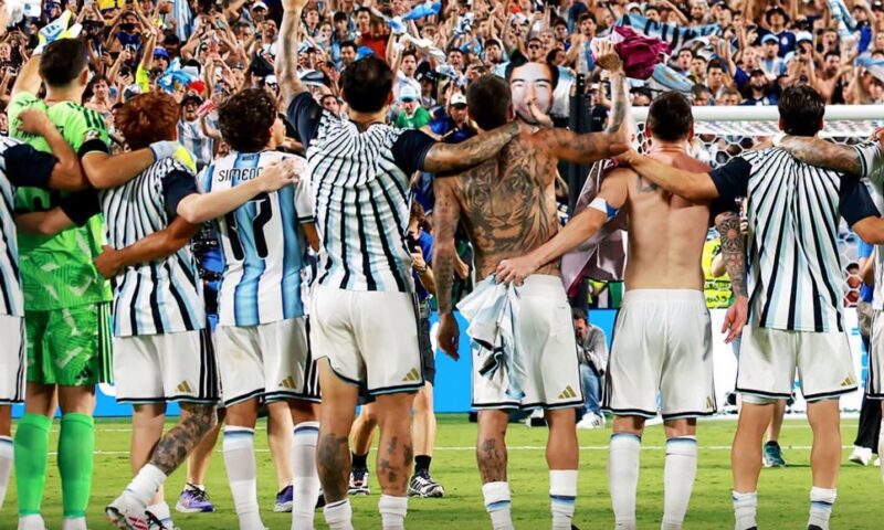 Argentina riscă sancțiuni FIFA din cauza unui banner politic