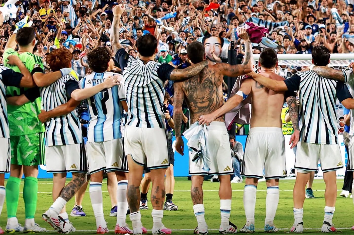 Argentina riscă sancțiuni FIFA din cauza unui banner politic