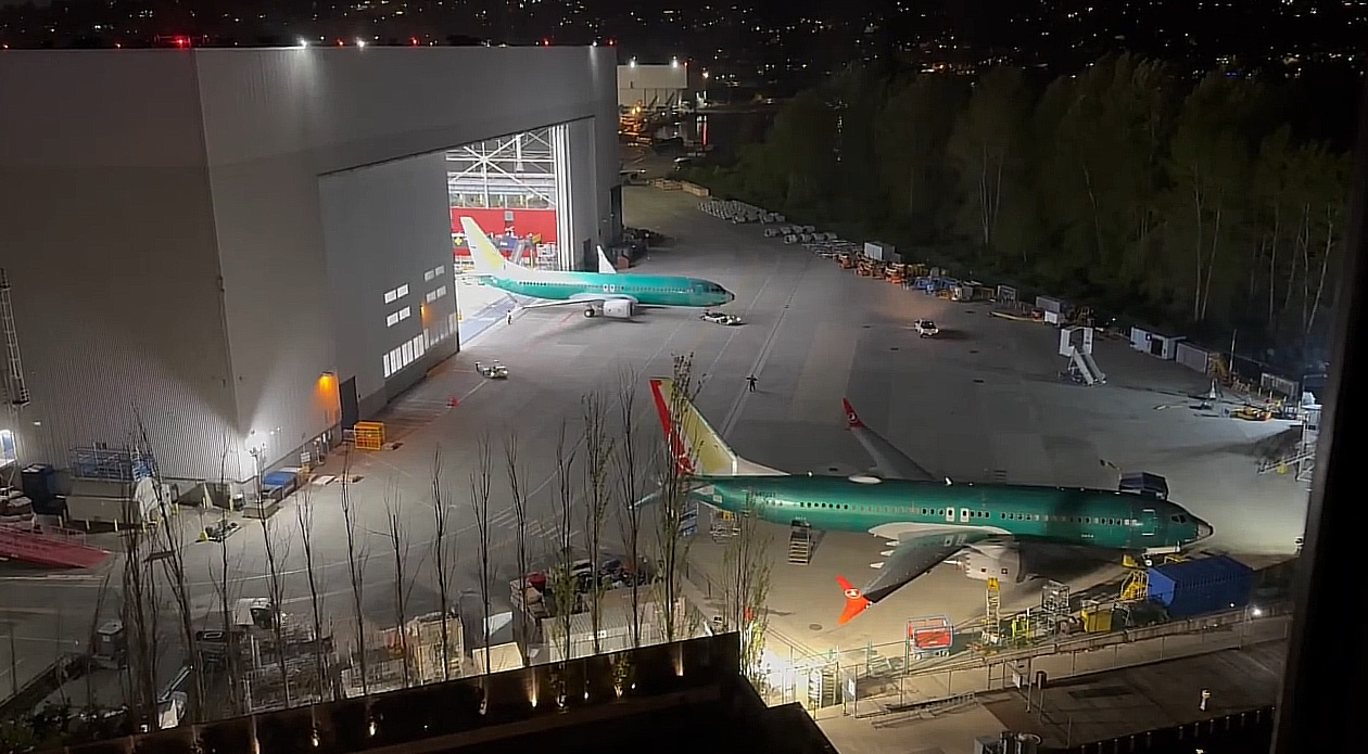 Boeing 737 Max hangar
