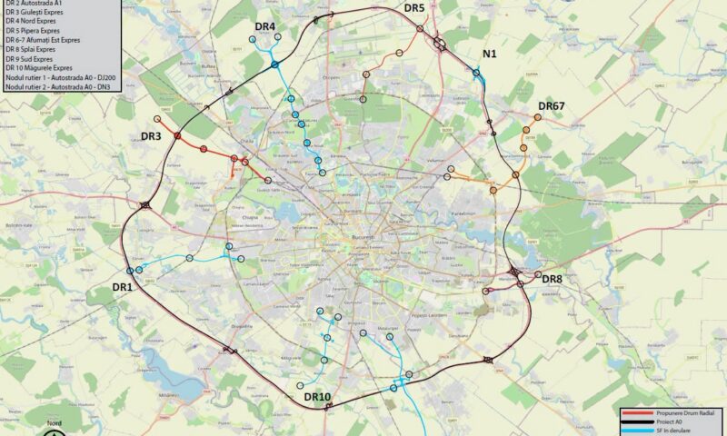 Un nou drum radial va lega vestul Capitalei de Autostrada A0. Proiectul intră într-o etapă decisivă