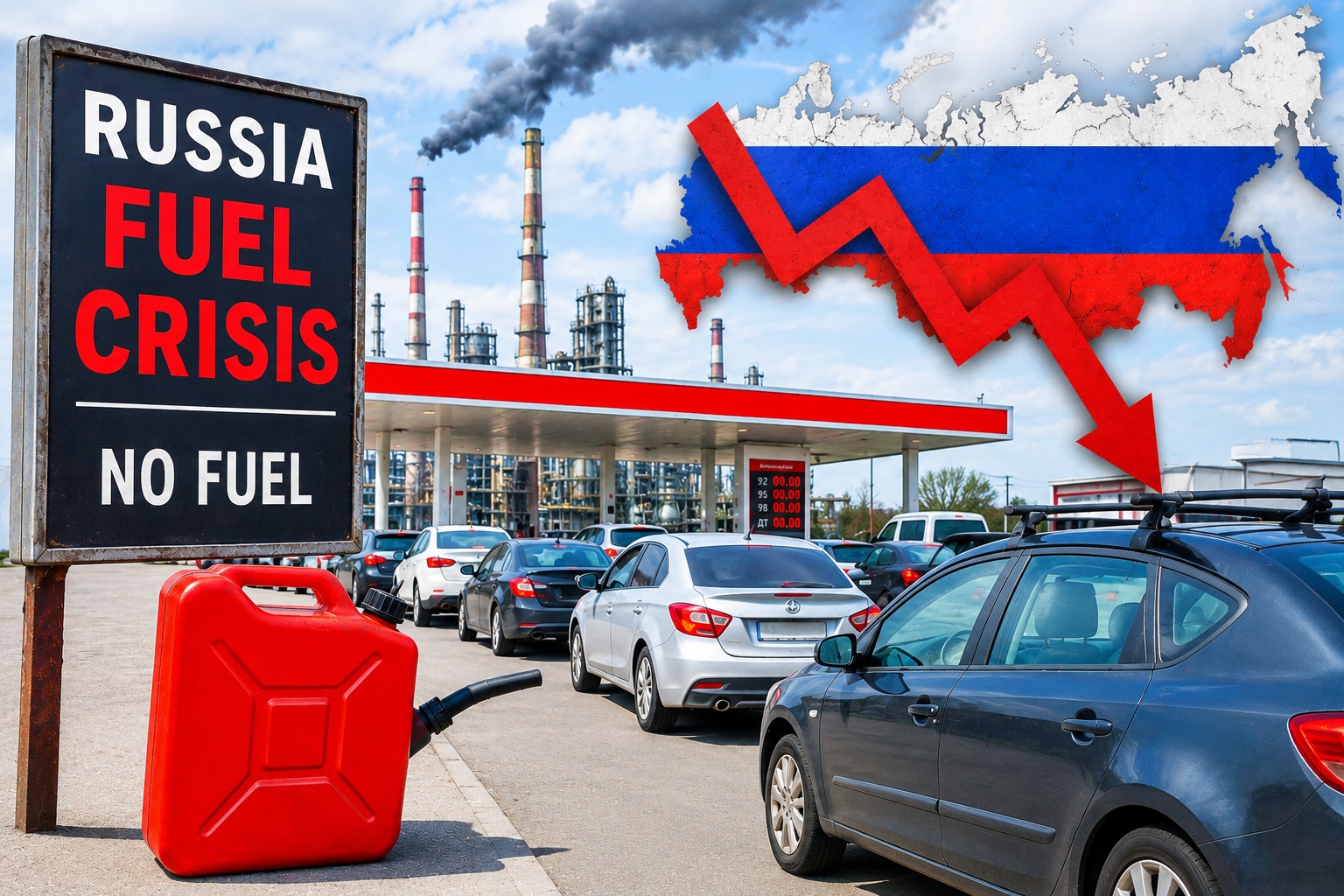 Populația din Rusia, tot mai înfuriată de criza carburanților. Atacurile Ucrainei afectează recoltele și transporturile