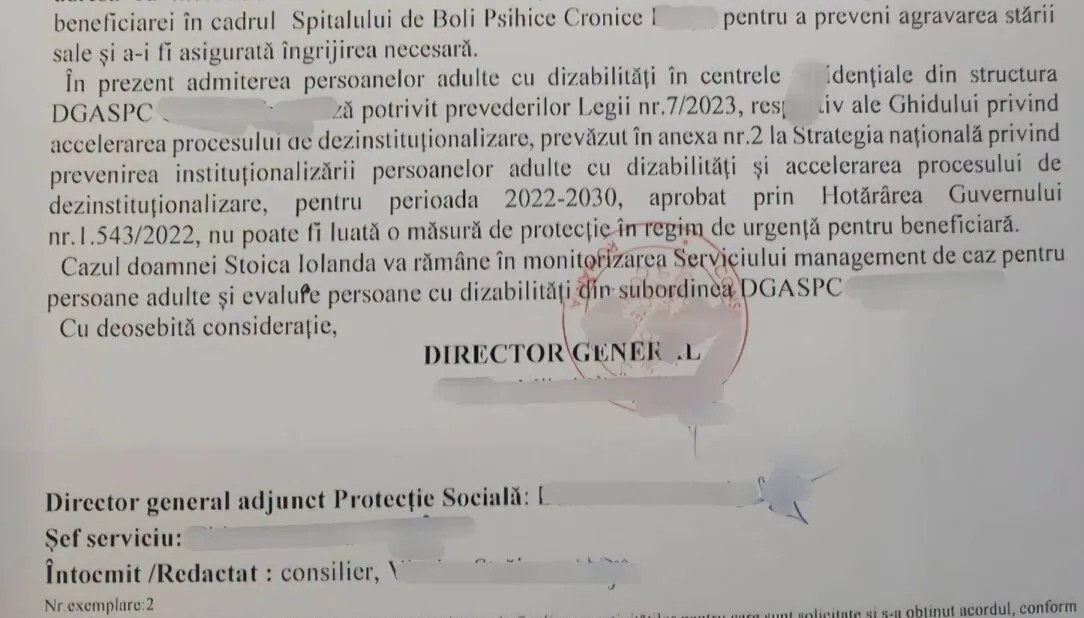 Hotărârea Guvernului care stabilește dezinstituționalizarea persoanelor adulte cu dezabilități în perioada 2022-2030