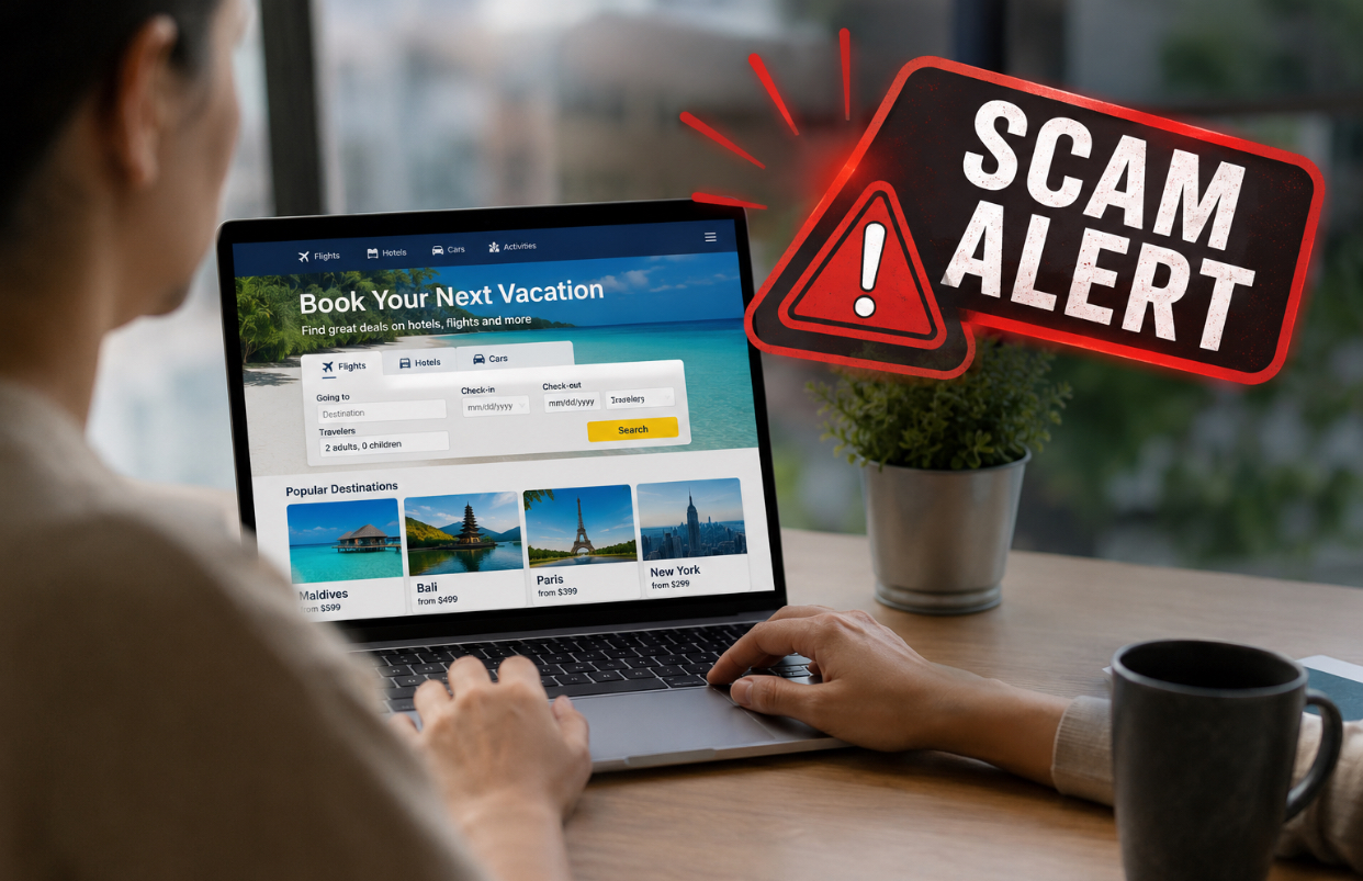 Escrocheria care îi vizează pe turiști înainte să plece în concediu. Mesajul pe care nu trebuie să îl accesezi