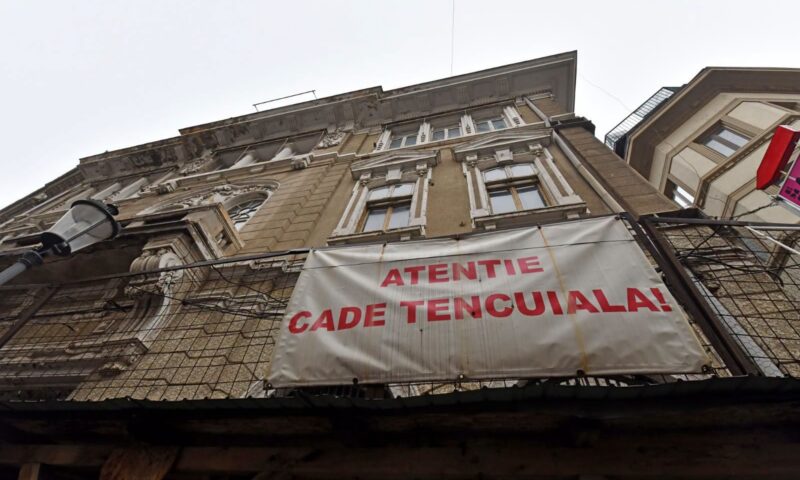 Fațadele degradate din centrul Bucureștiului vor fi reparate. Primăria achită 70% din costuri