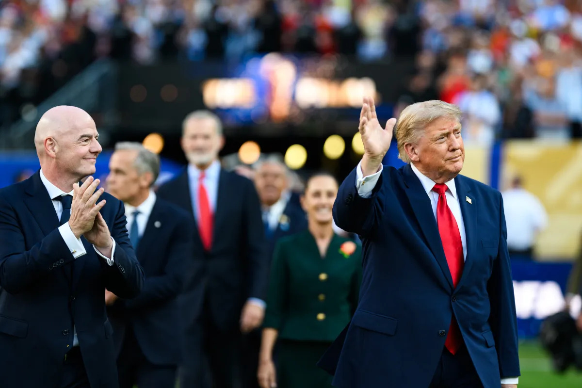 Gianni Infantino și Donald Trump