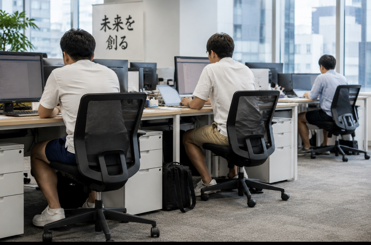 Canicula schimbă codul vestimentar în Japonia. Bărbații, încurajați să meargă la birou în pantaloni scurți