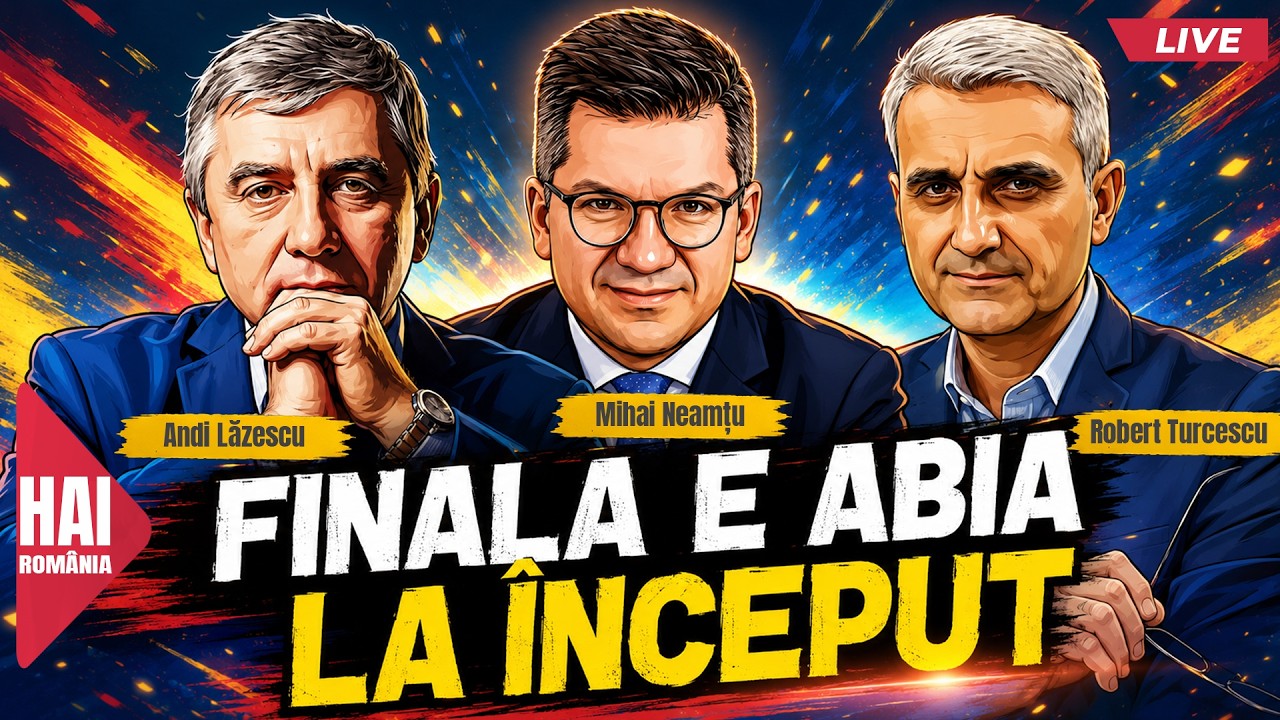 Finala e abia la început. Hai LIVE cu Turcescu
