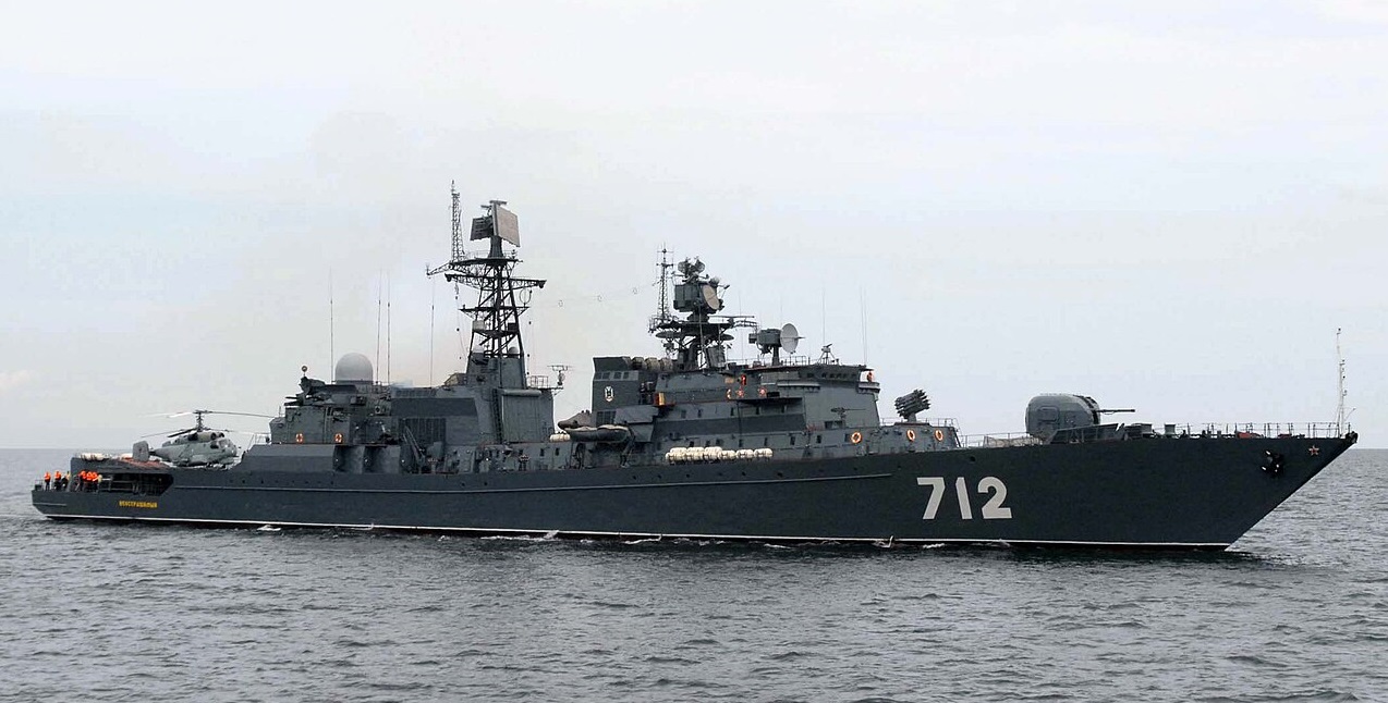 Navă rusească, exercițiu de artilerie cu foc real lângă Marea Britanie