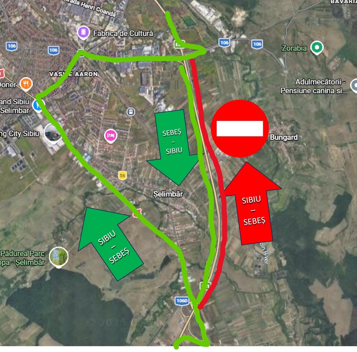 Restricții circulație A1