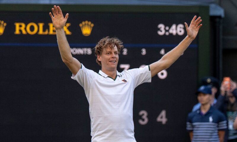 Sinner, din nou campion la Wimbledon. Mai multe celebrități, prezente în finală
