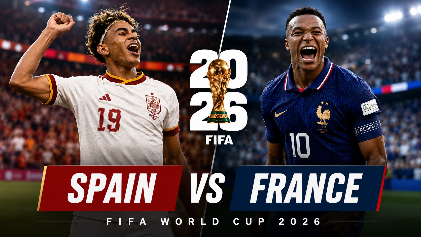 Prima semifinală a Cupei Mondiale. Spania-Franța, 1-0. Gol marcat din penalty. Update
