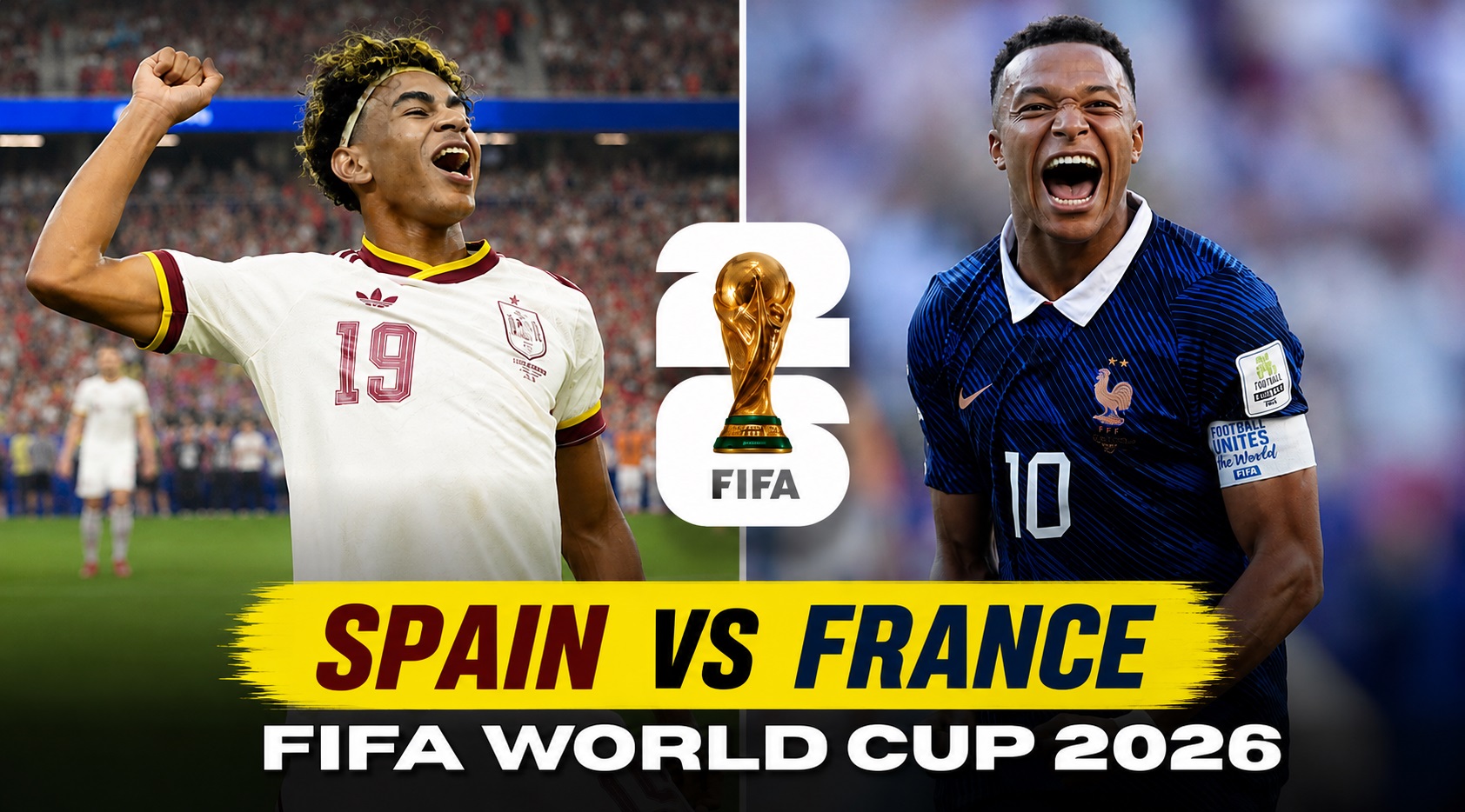 Prima semifinală a Cupei Mondiale. Spania-Franța, 1-0. Gol marcat din penalty. Update