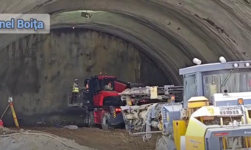 Un nou tunel prinde contur pe Autostrada Sibiu–Pitești. Constructorii au început săpăturile la Balota