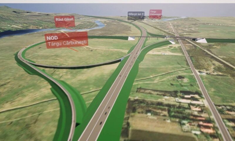 Autostrada Olteniei schimbă traseele șoferilor. Încă un tronson intră în construcție