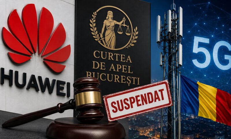 Procesul Huawei împotriva statului român a fost suspendat. Decizia CJUE poate schimba regulile privind rețelele 5G