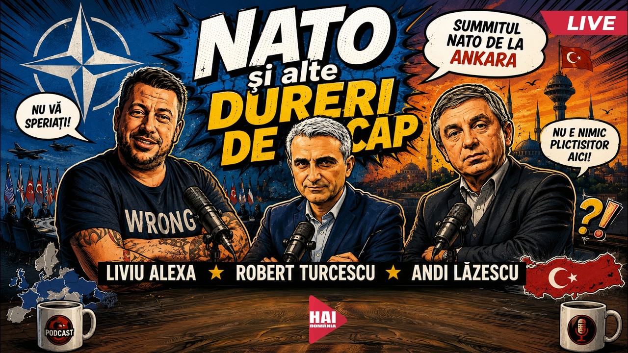 Alexa, Turcescu și Lăzescu: NATO și alte dureri de cap. HAI LIVE cu Turcescu