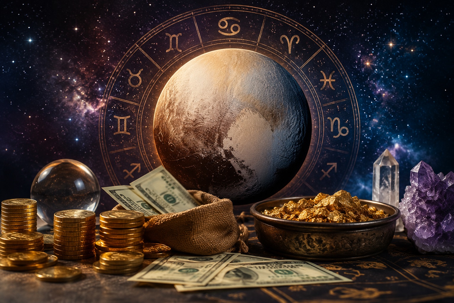 Pluto retrograd aduce vești bune pentru trei zodii. Finalul lunii iulie le poate deschide noi oportunități financiare.