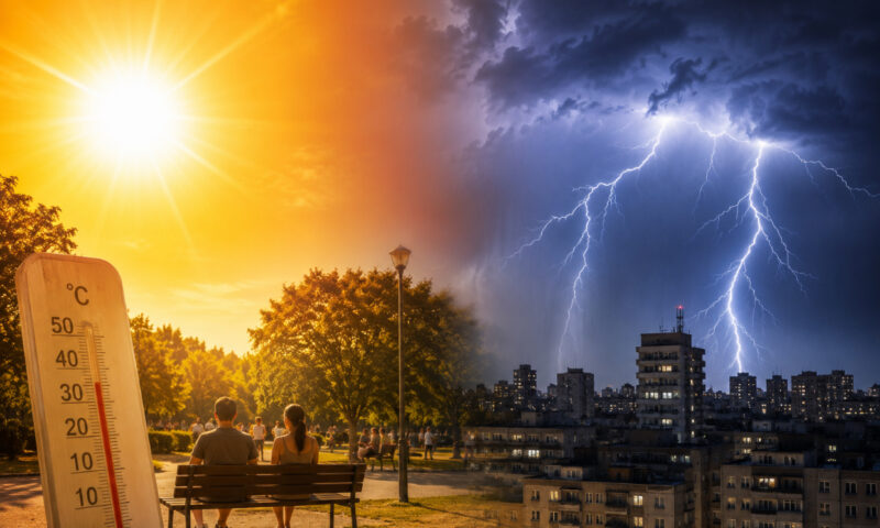 Prognoza meteo, 20 iulie. Prima zi a săptămânii vine cu vreme extremă. Caniculă în sud și furtuni violente în unele județe