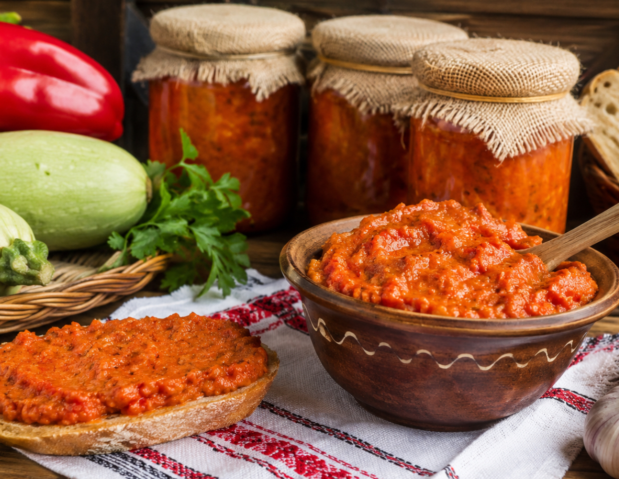 Rețeta de zacuscă de dovlecei pe care să o pregătești vara. Ingredientul care îi dă un gust deosebit