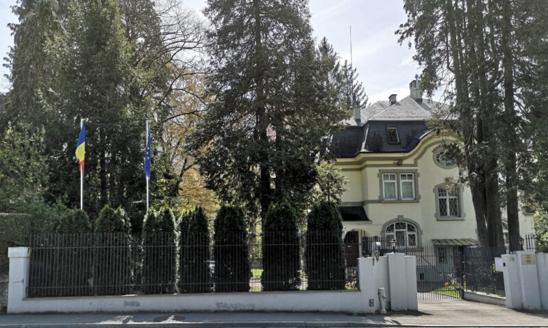 Ambasada României din Berna, ținta unui atac. Un obiect în flăcări a fost aruncat în apropierea clădirii