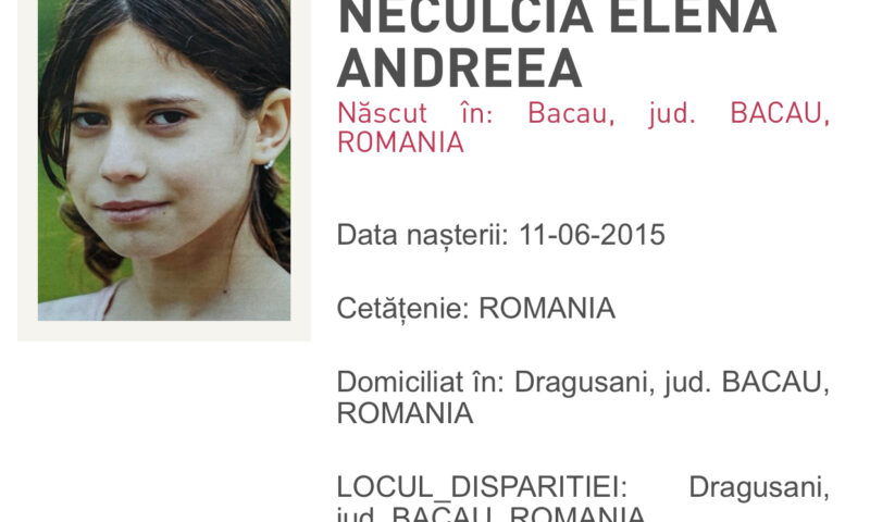 O fetiță de 11 ani din Bacău, căutată de trei zile. Zeci de salvatori, mobilizați